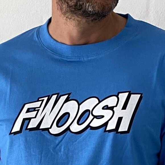 Fwoosh T-shirt size 3XL in light‎ blue NWT - Picture 4 of 7